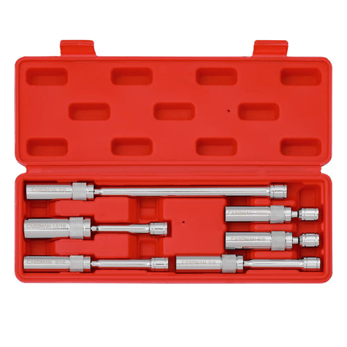 6-Piece Magnetic Swivel Spark Plug Socket Set – 360° Flexibility for Hard-to-Reach Spark Plugs
