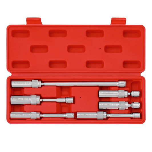 6-Piece Magnetic Swivel Spark Plug Socket Set – 360° Flexibility for Hard-to-Reach Spark Plugs