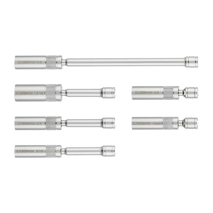 6-Piece Magnetic Swivel Spark Plug Socket Set – 360° Flexibility for Hard-to-Reach Spark Plugs